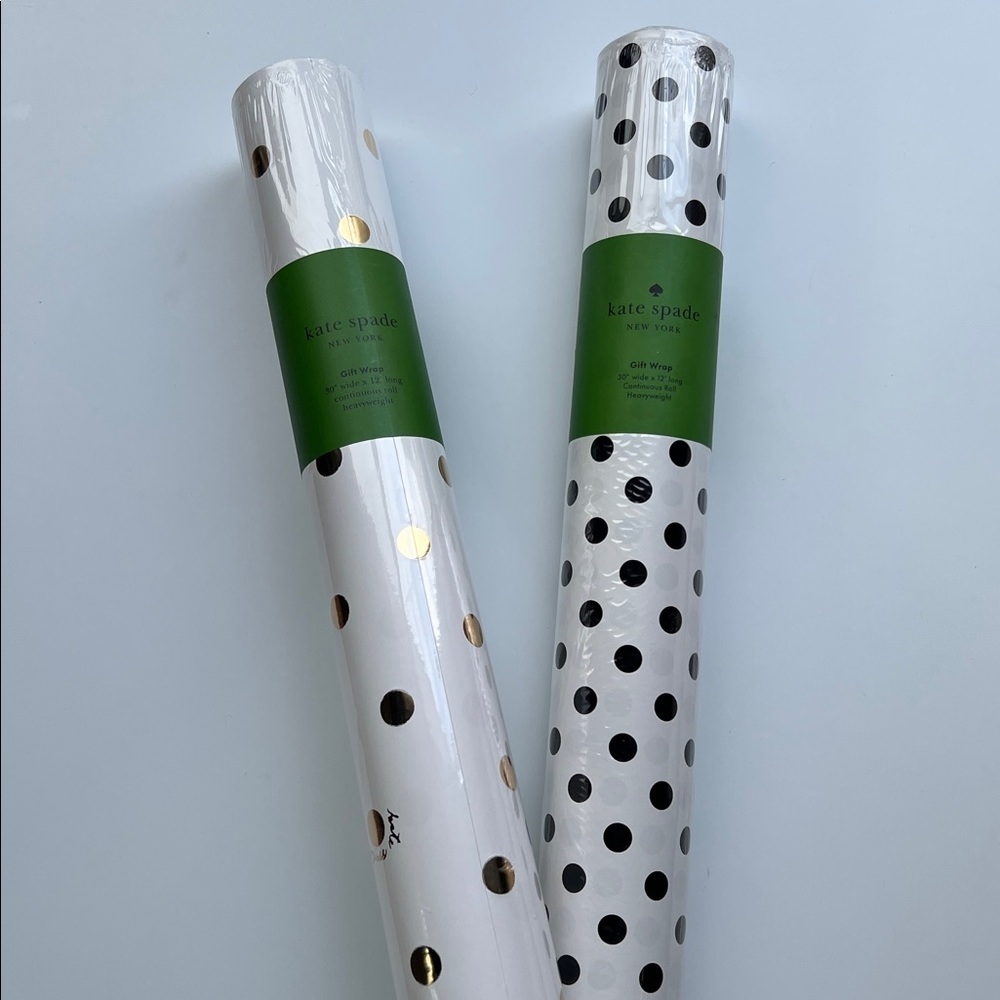 NEW Kate Spade New York Wrapping Paper Rolls - 2 Pack - Picture 5 of 12